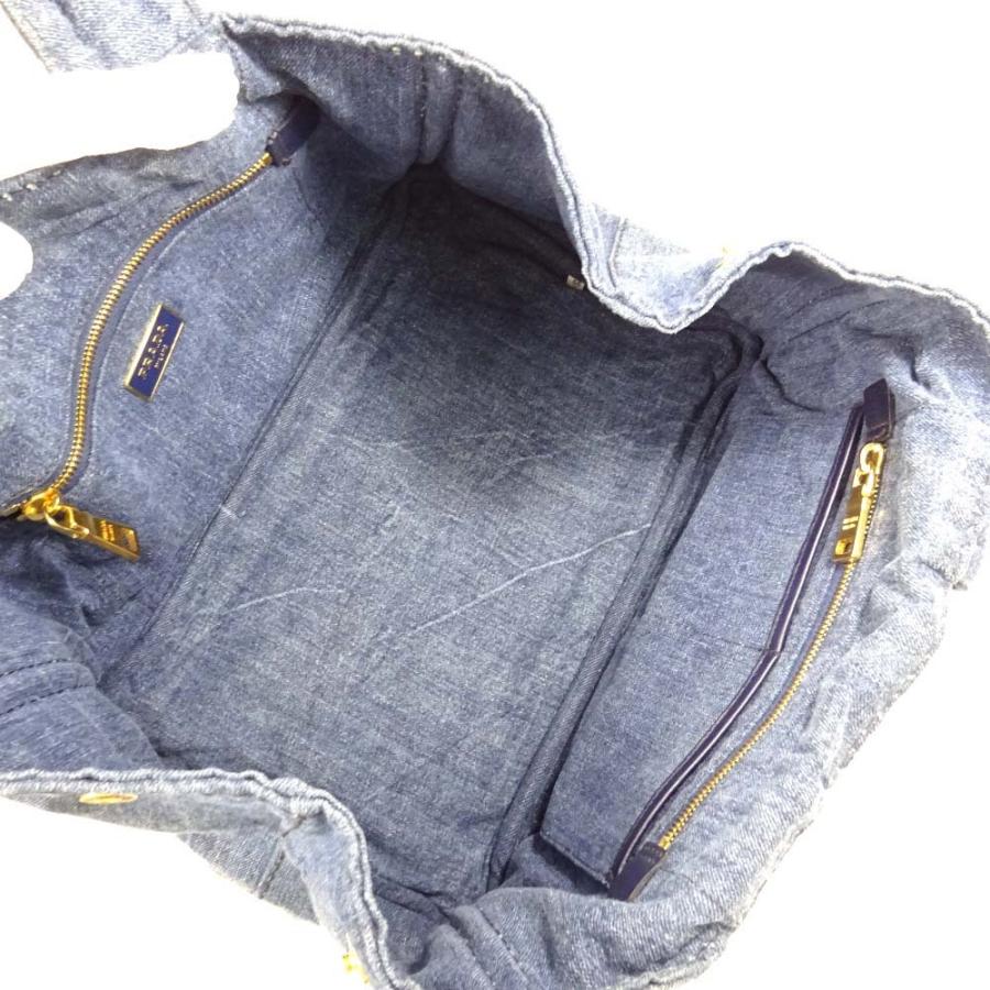 PRADA（プラダ） カナパ トートバッグ ハンドバッグ レディース デニム