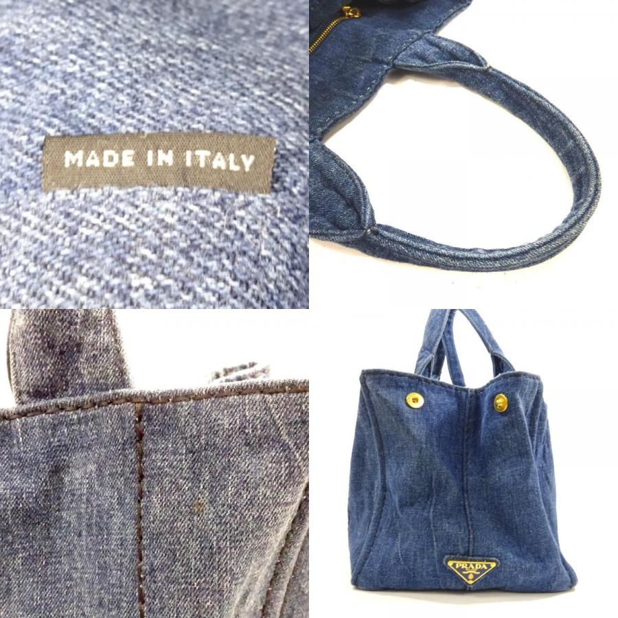 PRADA（プラダ） カナパ トートバッグ ハンドバッグ レディース デニム