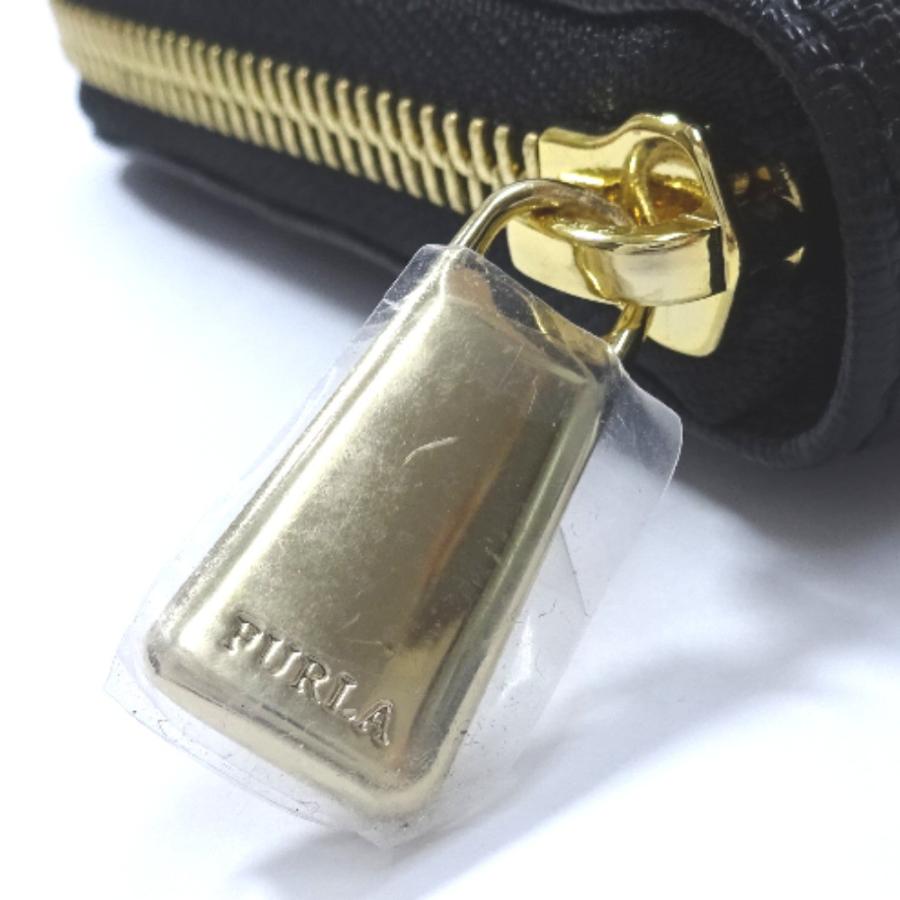 FURLA（フルラ） 美品 ラウンドファスナー 長財布 レディース レザー