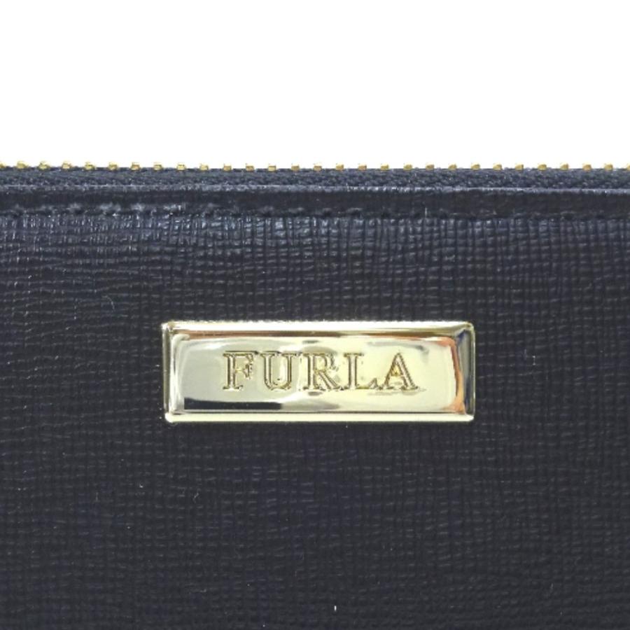 FURLA（フルラ） 美品 ラウンドファスナー 長財布 レディース レザー