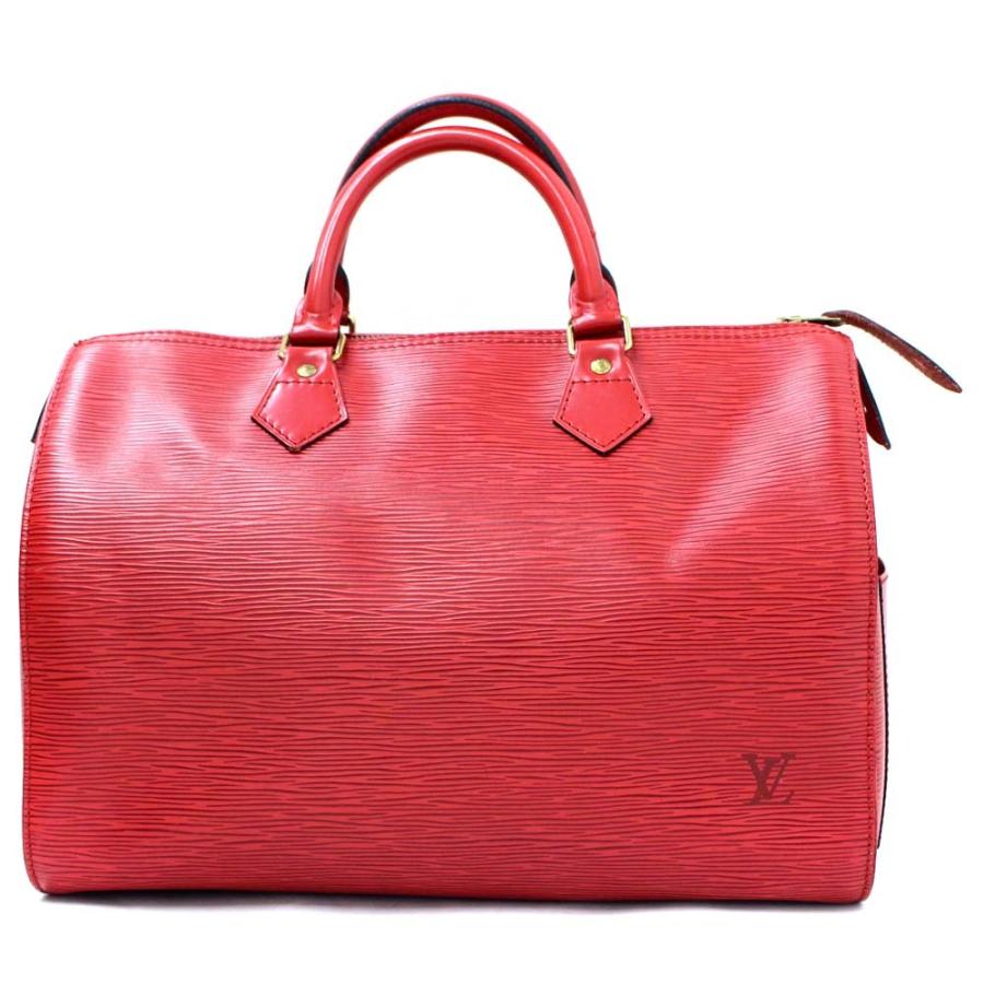 Louis Vuitton エピスピーディ30 レザー ボストンバッグ レッド LOUIS VUITTON（ルイ・ヴィトン） ルイ ヴィトン スピーディ30 エピ