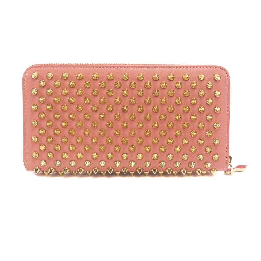 未使用 クリスチャンルブタン パネトーネ PVC レザー イエロー ピンク 長財布 0935【中古】Christian Louboutin Christian Louboutin（クリスチャンルブタン） 未使用品 パネトーネ