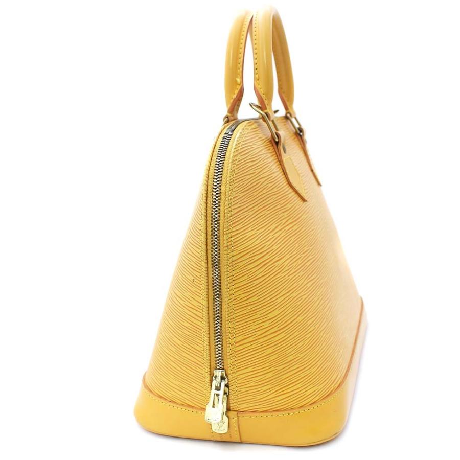 Louis Vuitton ハンドバッグ ブラウン/イエロー 中古】 ルイ・ヴィトン LOUIS VUITTON ハンドバッグ エピ アルマ