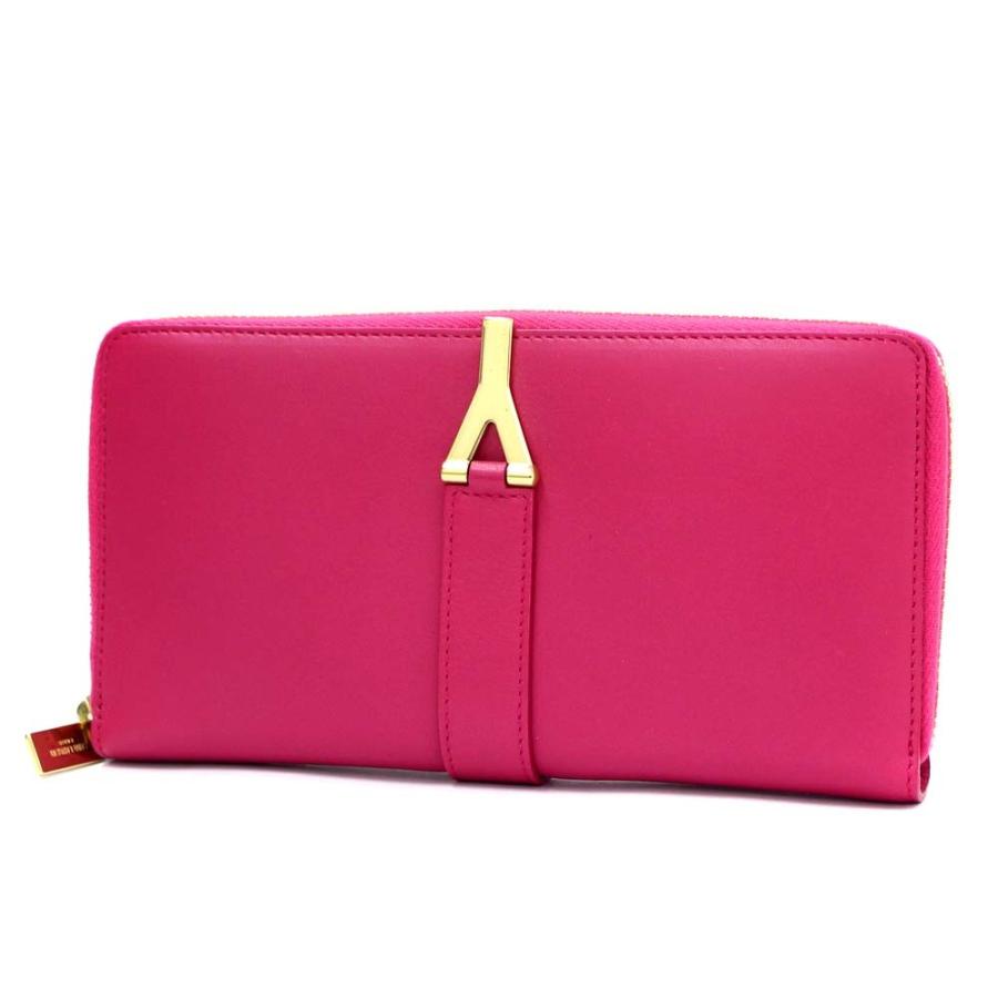 Yves Saint Laurent 美品 イヴ・サンローラン ラウンドファスナー 長  