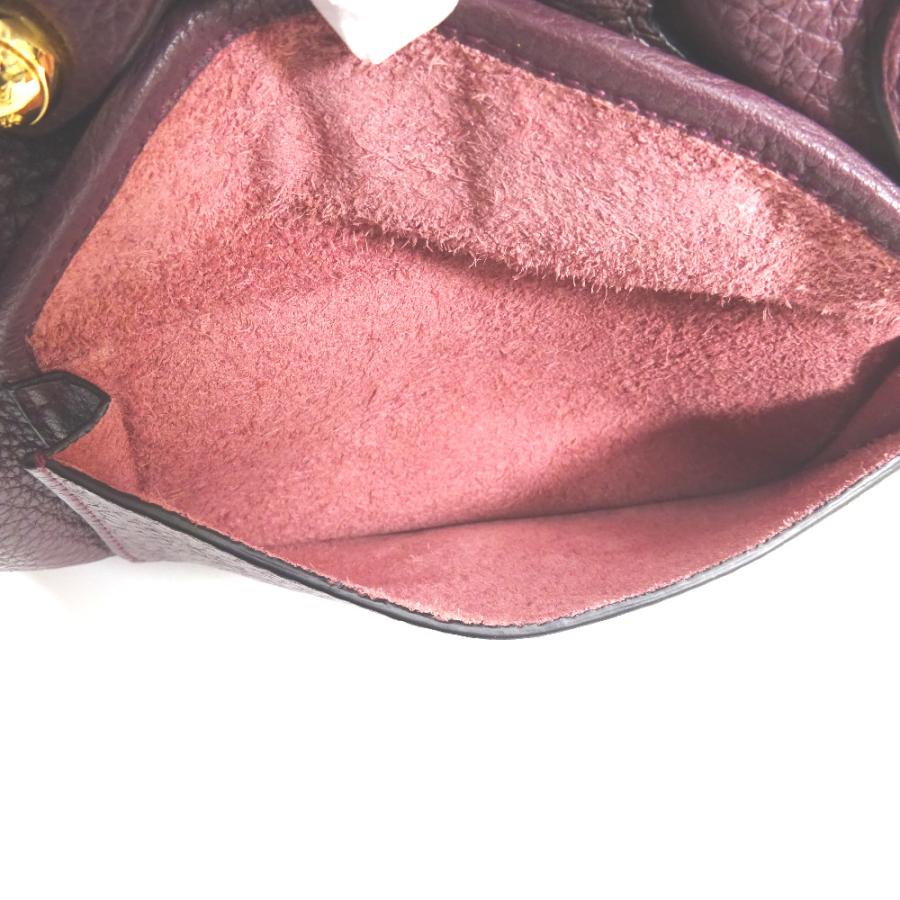 LOEWE（ロエベ） 美品 2WAY ハンドバッグ レディース レザー パープル