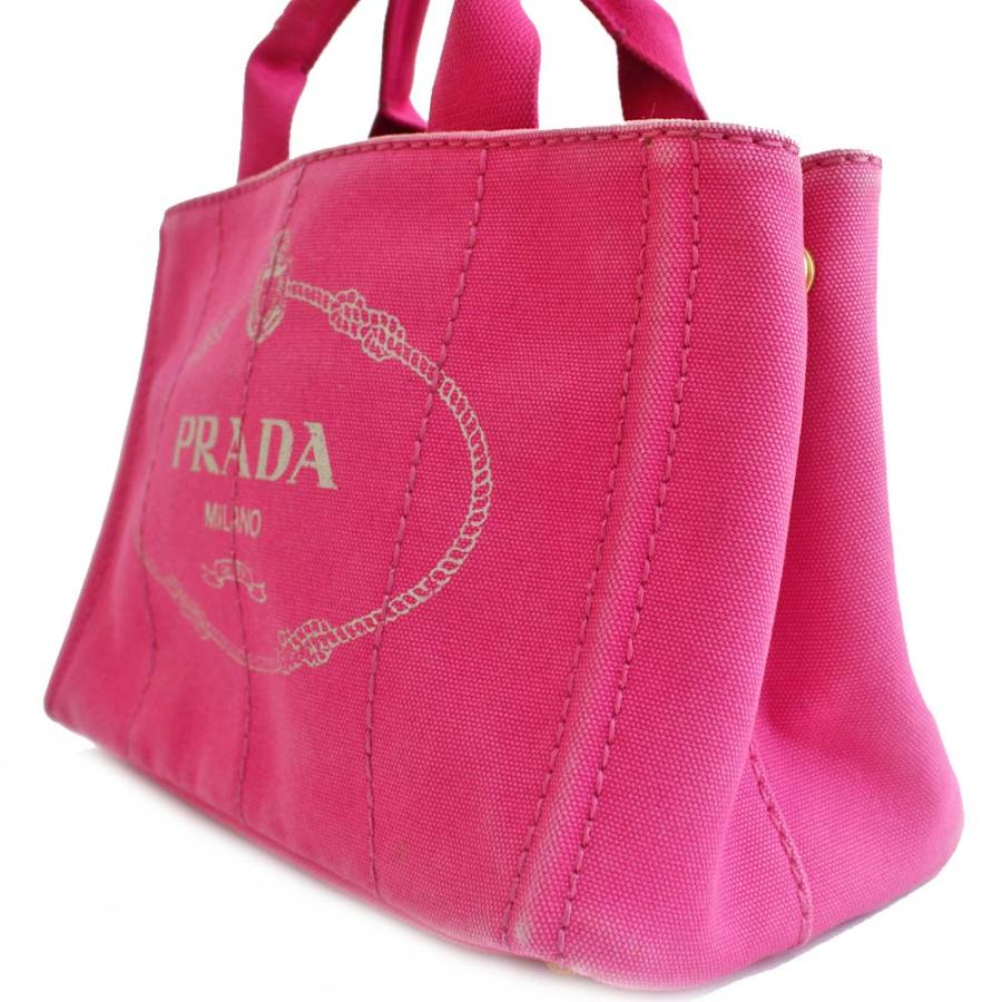 PRADA（プラダ） ミニ カナパ トートバッグ レディース キャンバス