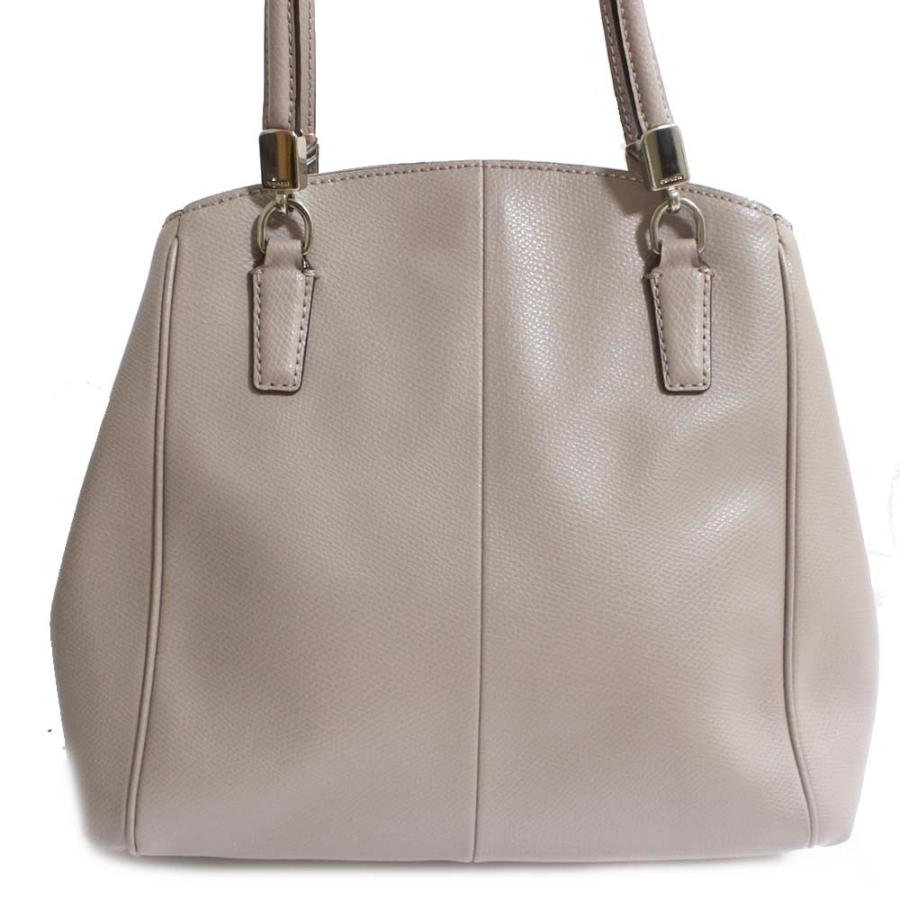 【美品】コーチCOACHトートバッグ　ハンドバッグ　肩掛け　ベージュ COACH（コーチ） 美品 2WAY クロスグレーン ミネッタ ハンドバッグ
