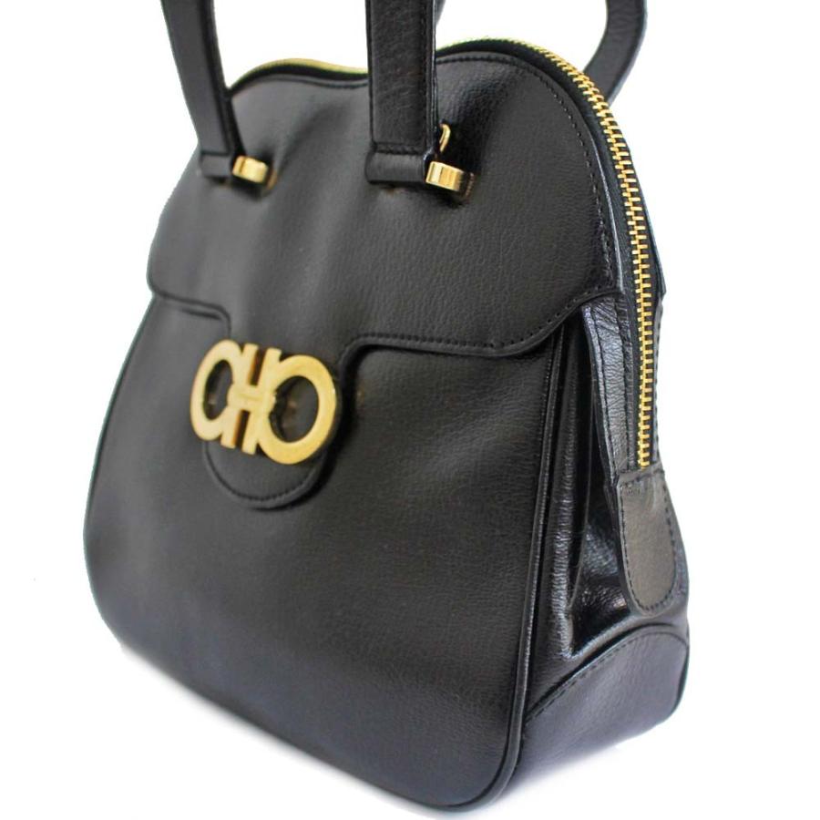 サルヴァトーレフェラガモ 2way ミニ ガンチーニ ハンドバッグ レザー