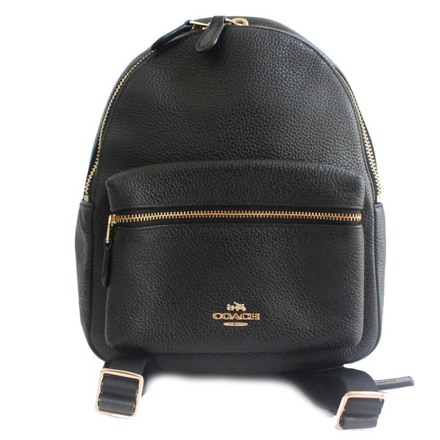 コーチ　リュックバッグ　バッグパック　レザー　ロゴ　ブラック　38263 コーチ リュックバッグ バッグパック レザー ロゴ ブラック