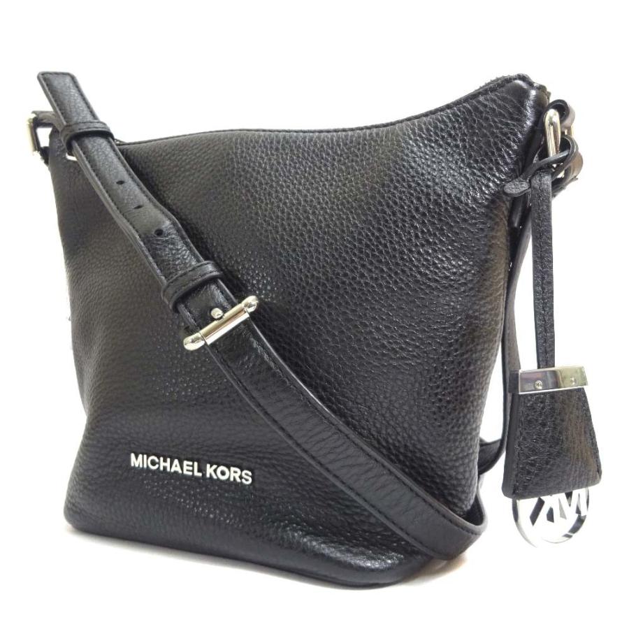 マイケルコース Michael Kors ショルダーバッグ レザー ブラック レディース 送料無料【中古】 h30904k MICHAEL KORS - マイケルコース Michael Kors ショルダーバッグ レザー