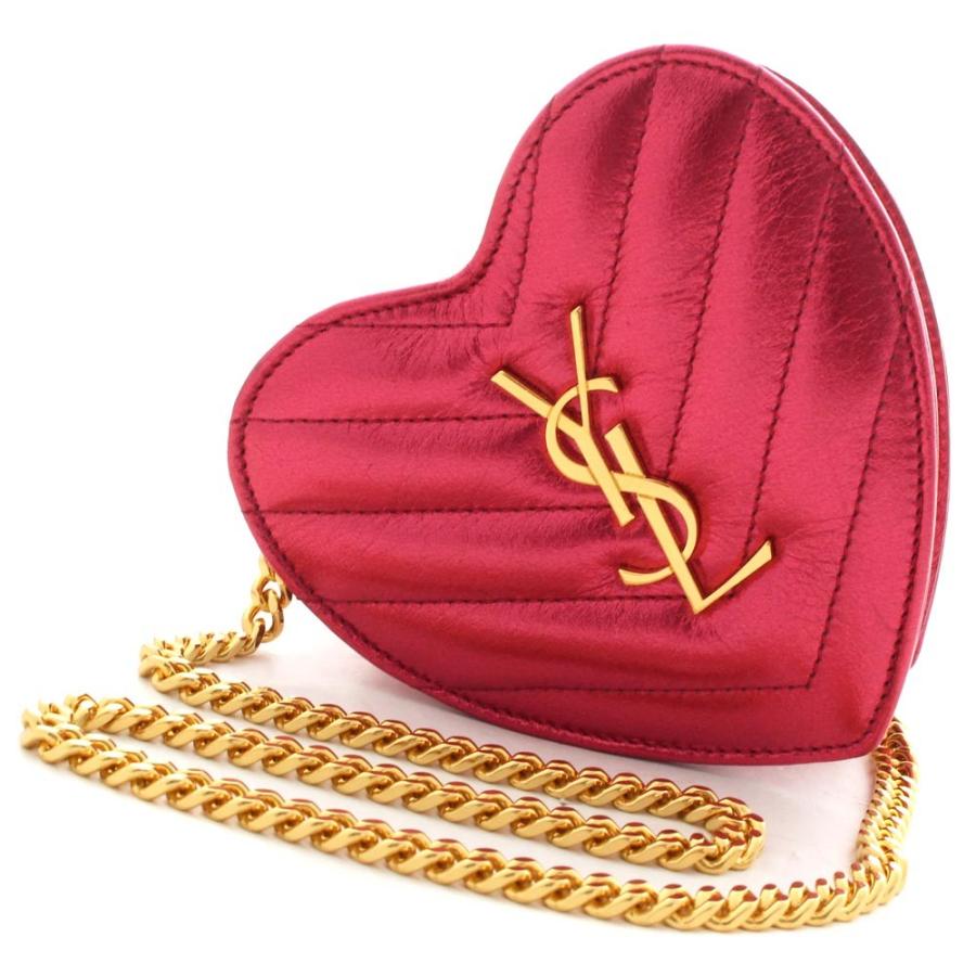 サンローラン ハート ポシェット ミニラブ クロスボディ ショルダー