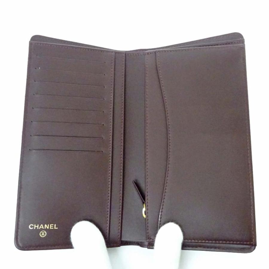 CHANEL シャネル キャビアスキン マトラッセ フラップ 長財布