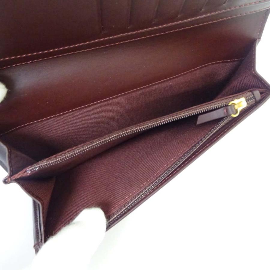 CHANEL（シャネル） キャビアスキン マトラッセ フラップ 長財布