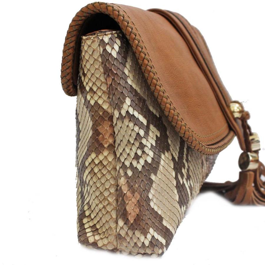 GUCCI（グッチ） クラッチバッグ レディース パイソン レザー ベージュ