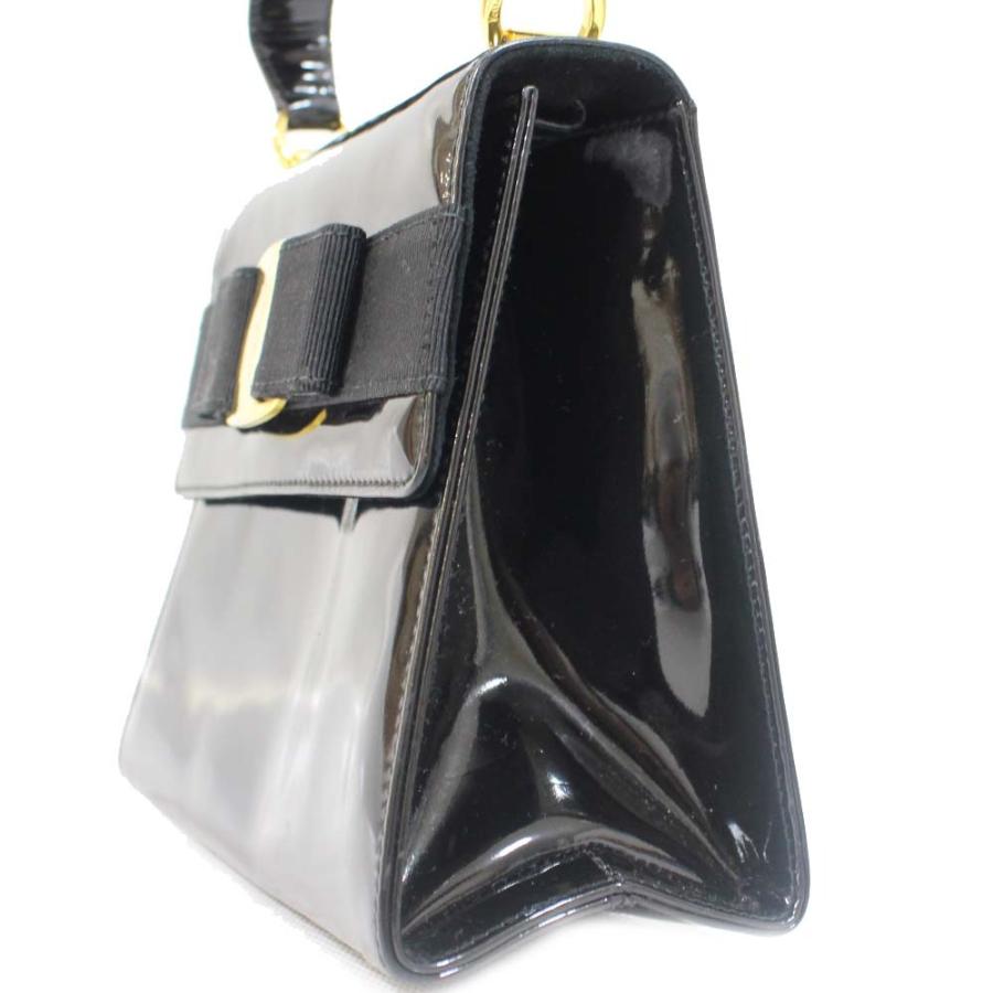 サルヴァトーレフェラガモ 2WAY ヴァラリボン ハンドバッグ レディース