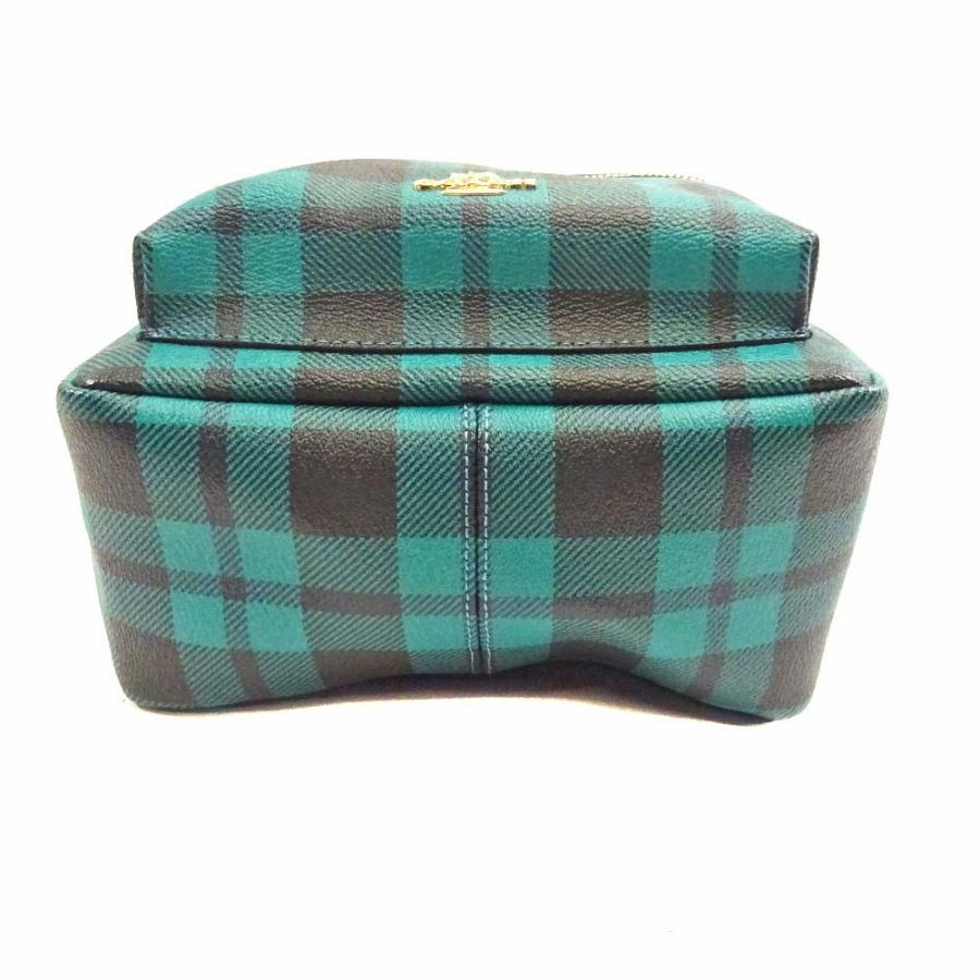 COACH（コーチ） 美品 チェック柄 プリント リュック・デイパック