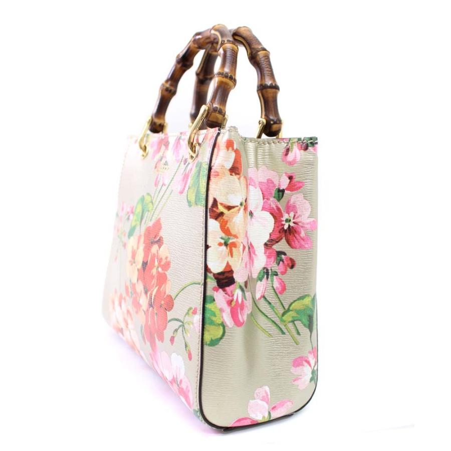 GUCCI（グッチ） 美品 ミニショッパー 2WAY ショルダー フラワー