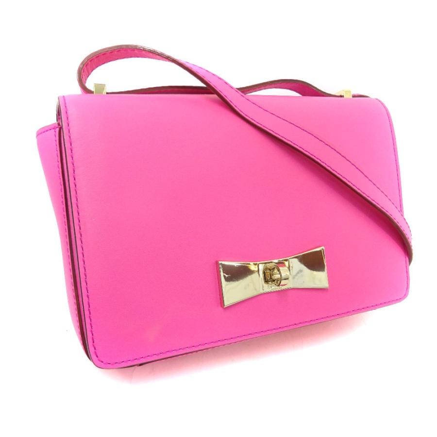 即日出荷 ケイトスペード リボン りぼん ショルダーバッグ レディース レザー ピンク 中古 送料無料 Kate Spade 累計販売2万枚突破 Mercurytechnologies Mn Com
