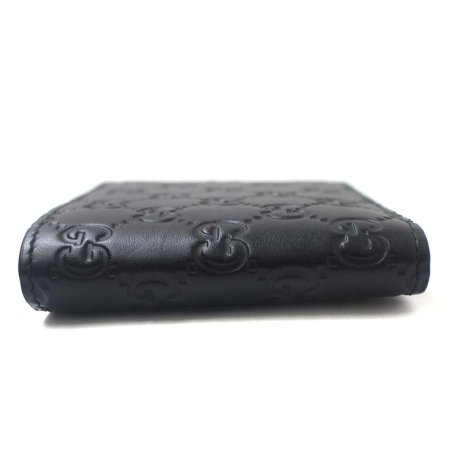 GUCCI（グッチ） GG柄 グッチシマ 二つ折り財布 メンズ シマレザー