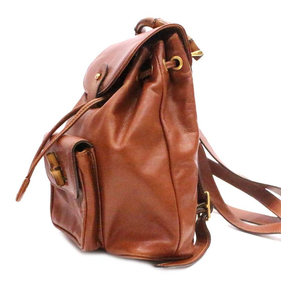 GUCCI（グッチ） バンブー リュック・デイパック レディース レザー