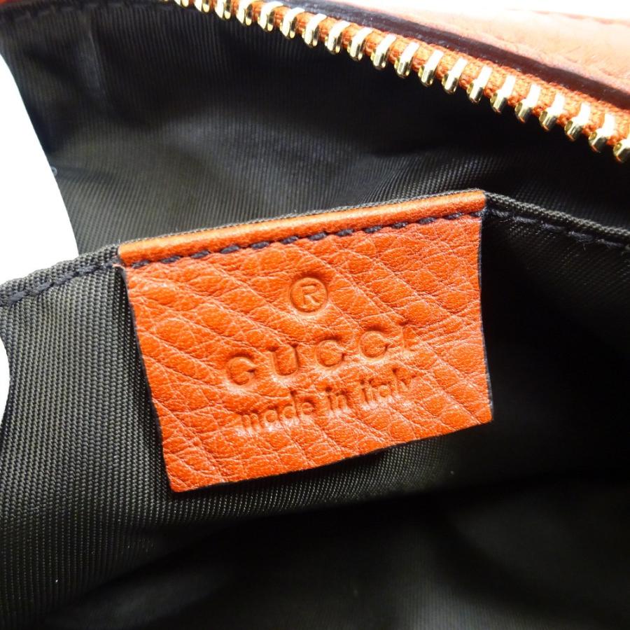 GUCCI 化粧ポーチ GUCCI グッチ 308636 ソーホー ブラックレザー コスメティック