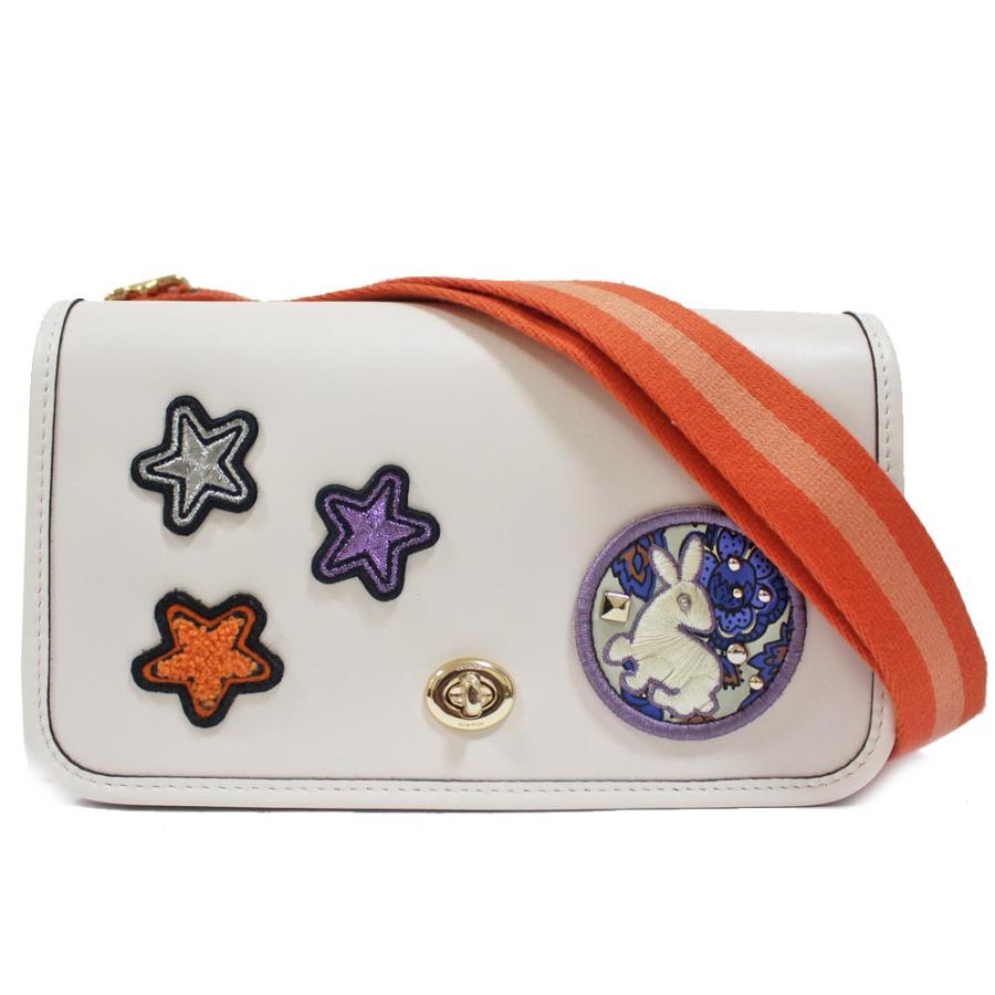 COACH 未使用品 コーチ ウィズ バーシティ パッチズ ペニー クロス 