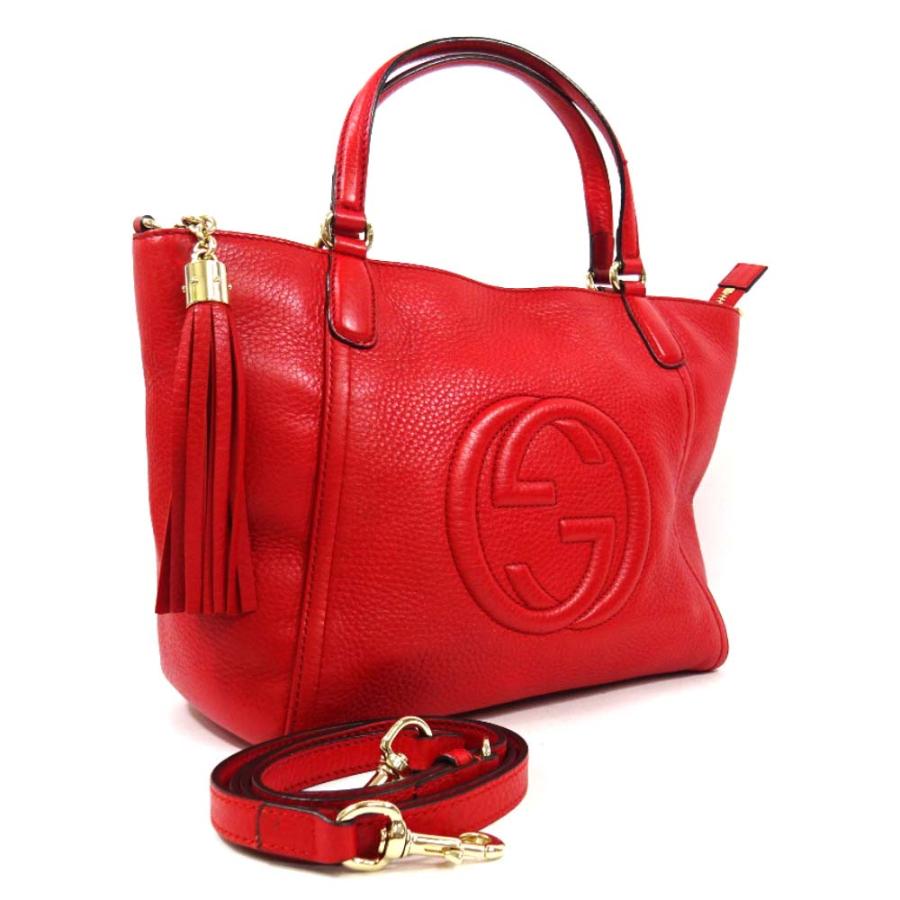 【5of6440】グッチ ハンドバッグ ソーホー 369176 レザー ホワイト シャンパンゴールド金具 2wayバッグ【中古】レディース GUCCI（グッチ） 2WAY ソーホー ハンドバッグ レディース レザー