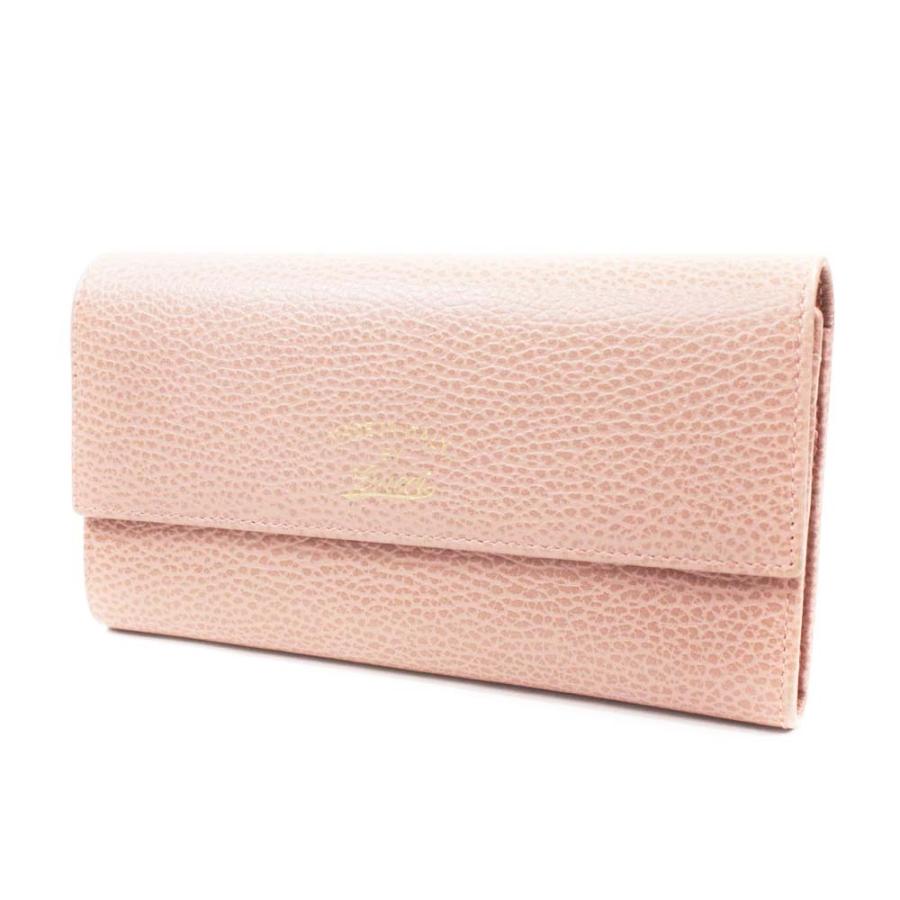【美品】GUCCI グッチ スウィング ロゴ刻印 レザー 二つ折り財布 GUCCI（グッチ） スウィング 二つ折り 長財布 レディース レザー