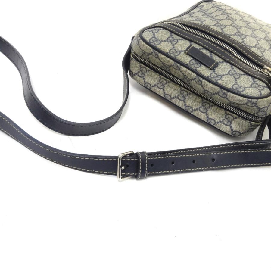 Gucci GG ビジネスバッグ　大容量　PVC ネイビー　肩がけショルダー Gucci GG ビジネスバッグ 大容量 PVC ネイビー 肩がけショルダー