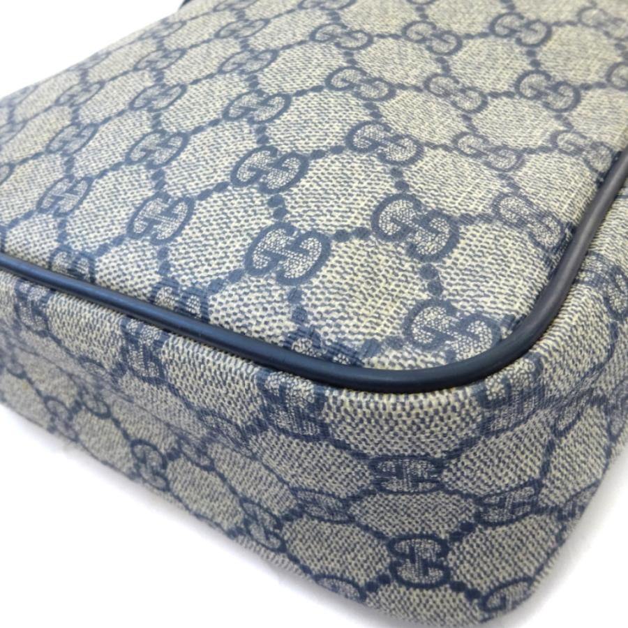 GUCCI グレー レザー ショルダーバッグ GUCCI グッチ バッグ レディース ショルダーバッグ アウトレット