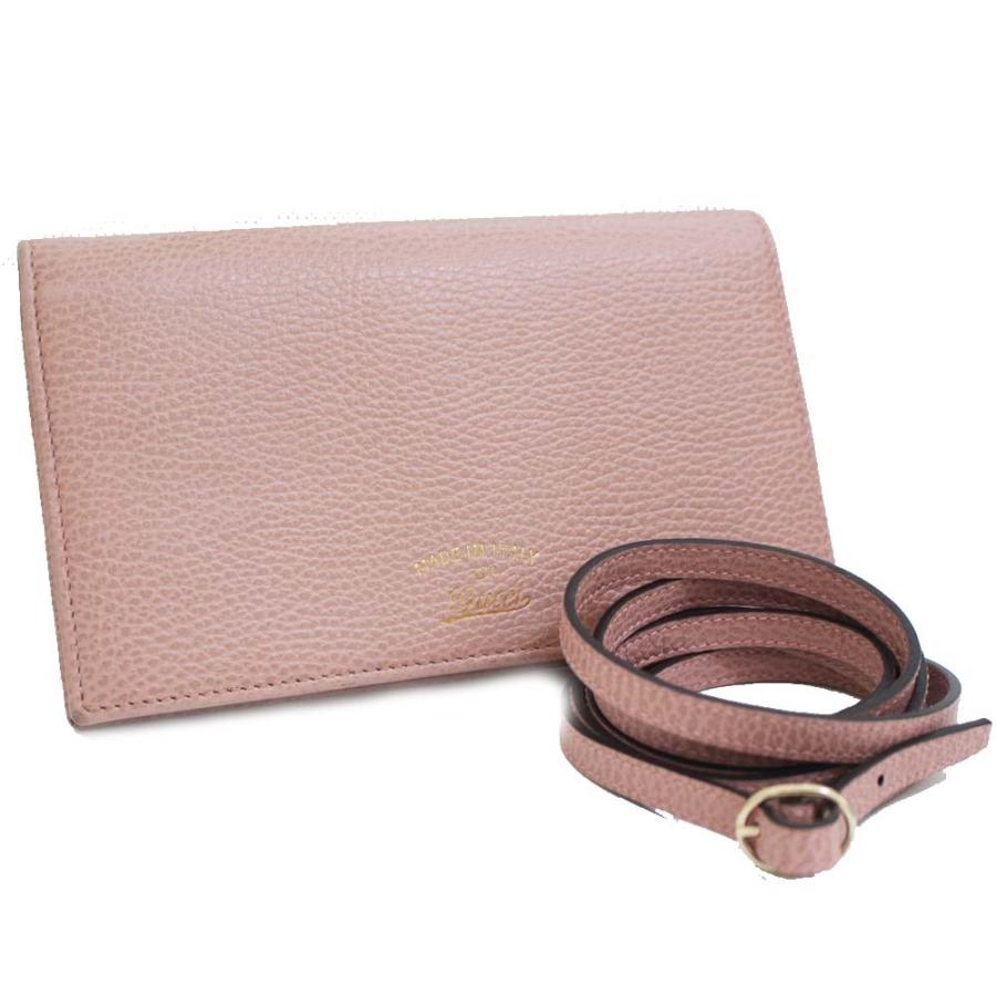 【中古】 グッチ 長財布 269970 ピンクベージュ系 - 二つ折り Wホック レディース 女性 GUCCI GUCCI - 【中古】 グッチ 長財布 269970 ピンクベージュ系 - 二つ折り