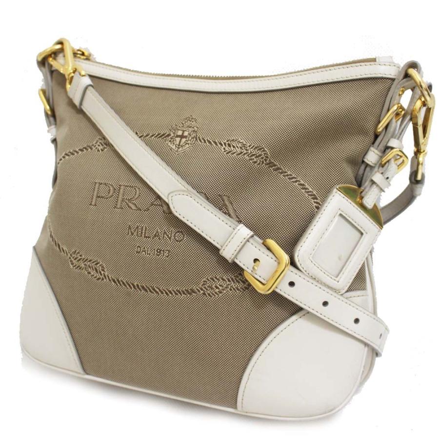 PRADA プラダ ロゴジャガード ショルダーバッグ レディース PRADA プラダ ロゴジャガード ショルダーバッグ レディース