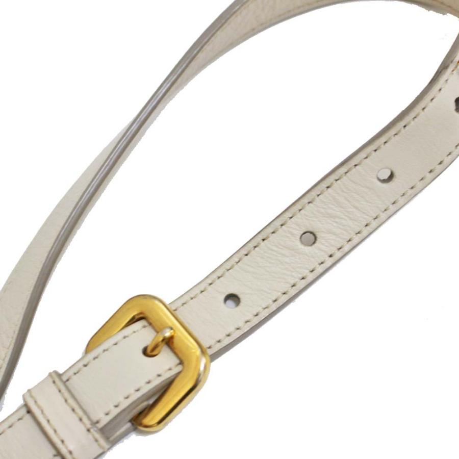 プラダ PRADA ロゴジャガード ワンショルダー ベージュ/ホワイト シルバー金具 キャンバス/レザー レディース ショルダーバッグ プラダ PRADA ショルダーバッグ LOGO JACQUARD ロゴジャガード