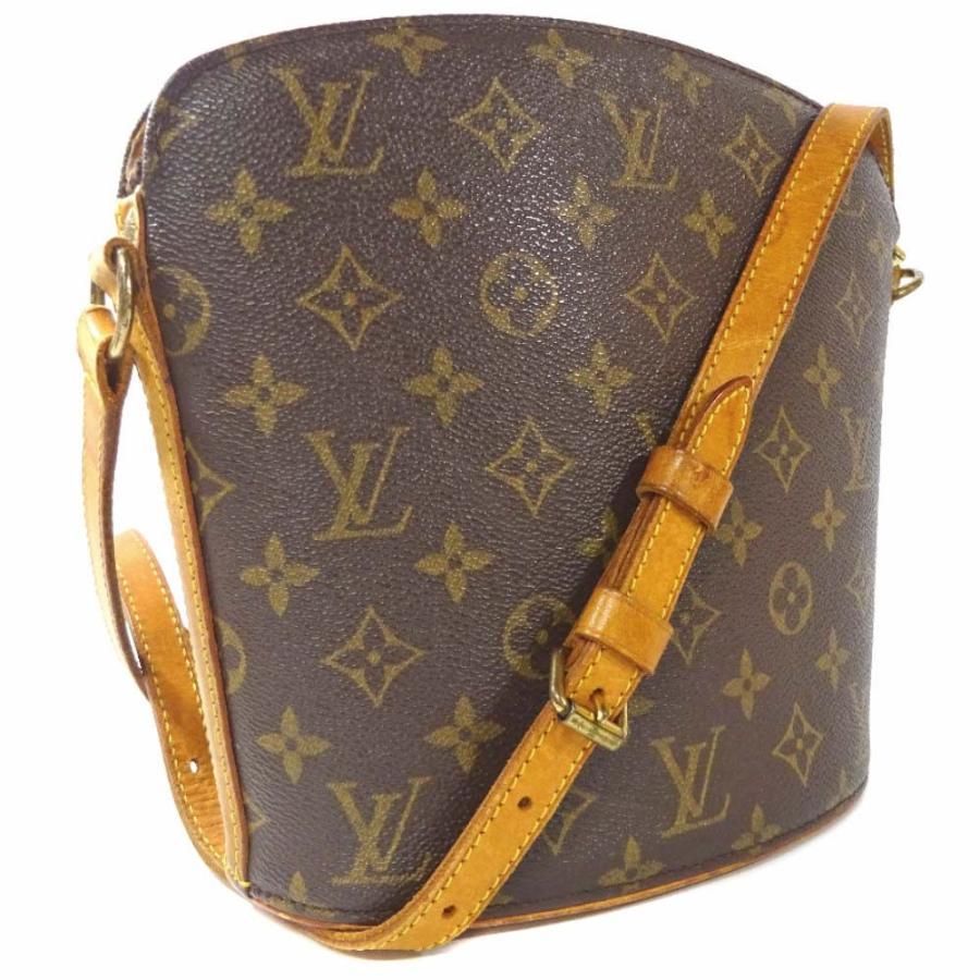 ルイ・ヴィトン LOUIS VUITTON ドルーオ ショルダーバッグ バッグ PVCコーティングキャンバス レザー モノグラム レディース ブラウン系 M51290 【中古】 LOUIS VUITTON - ルイ・ヴィトン LOUIS VUITTON ドルーオ モノグラム