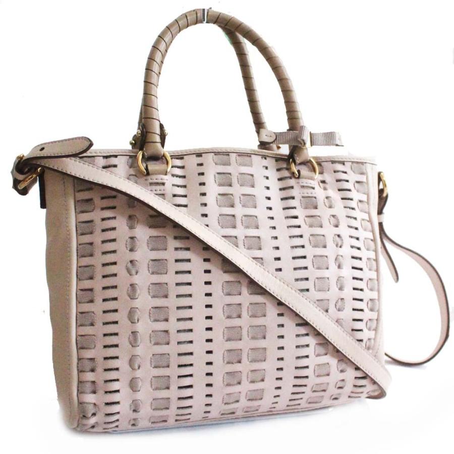 サルヴァトーレフェラガモ ヴァラリボン 2way トートバッグ レディース