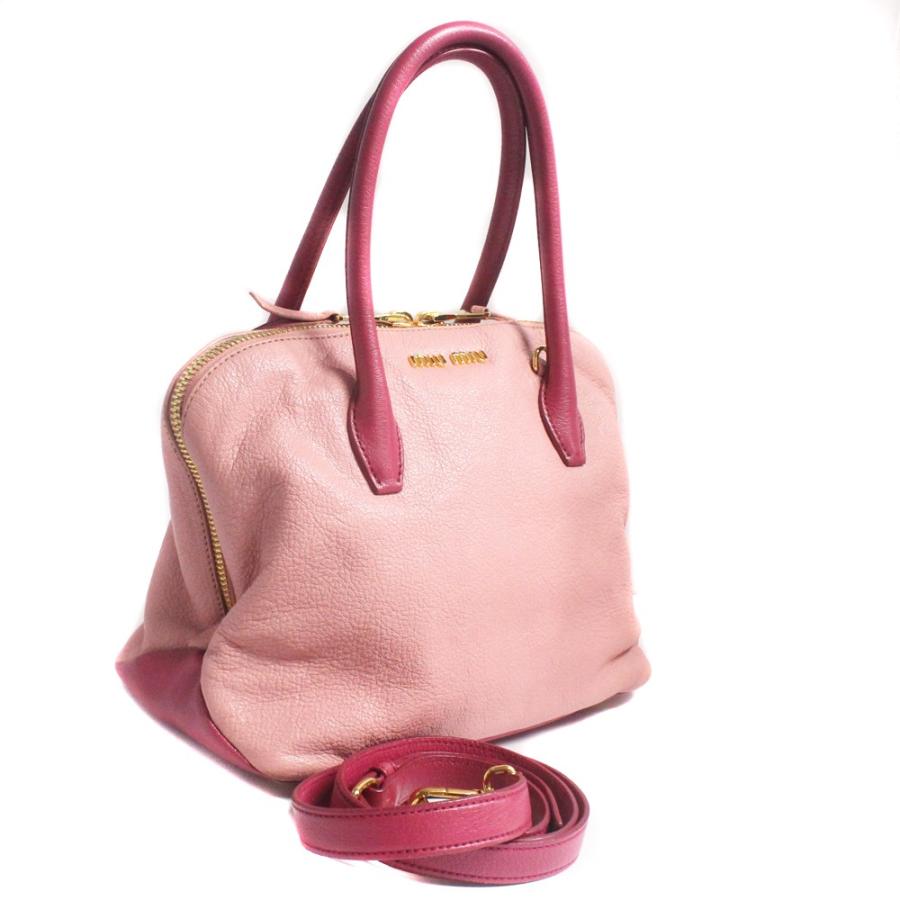 ミュウミュウ マドラス 2WAY ショルダー ハンドバッグ レディース  