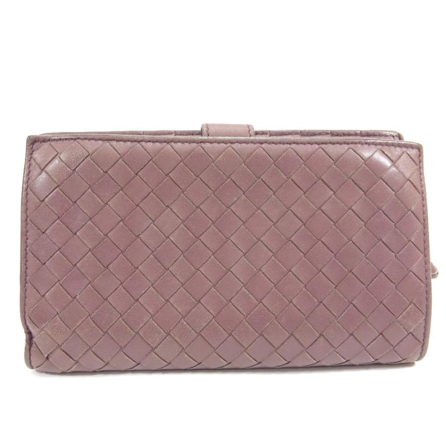 【美品】BOTTEGA 二つ折り イントレチャート 財布 マキシ 本革 パープル イントレチャート 二つ折り財布 レザー パープル ボッテガヴェネタ – RECLO