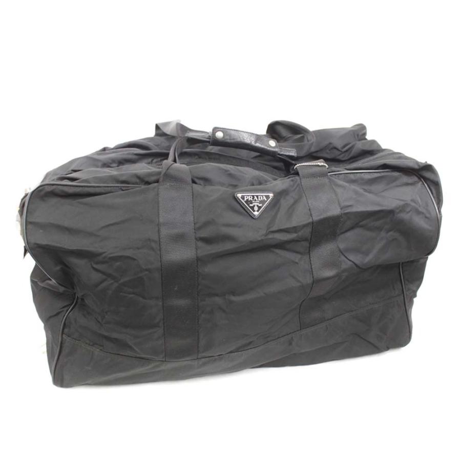新版 プラダ ハンドバッグ 旅行鞄 スポーツバッグ ボストンバッグ メンズ ナイロン ブラック 中古 Prada 爆安プライス Brivanbiotech Com