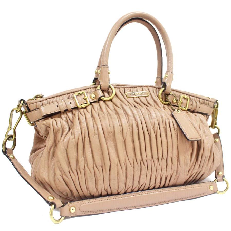 COACH（コーチ） 2WAY マディソン ギャザー ショルダーバッグ