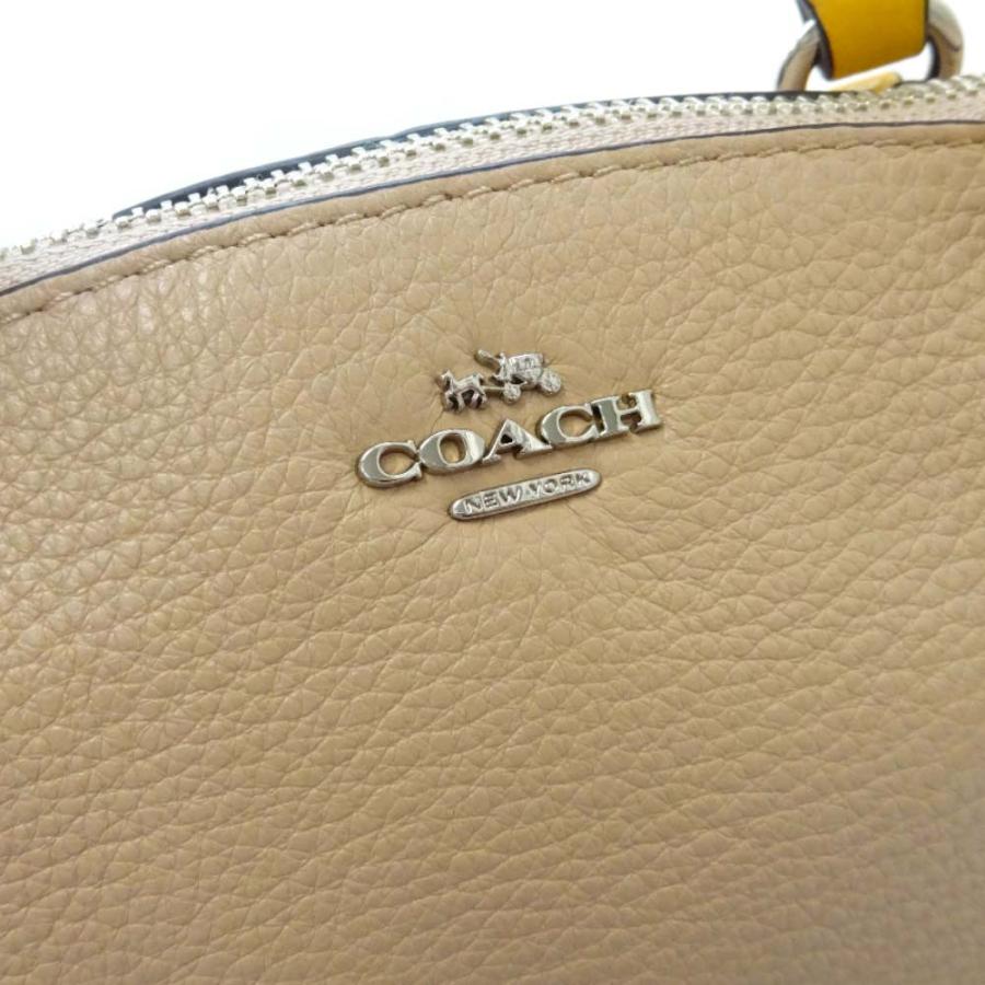 コーチ ミニ ノリータ サッチェル 2WAY ショルダーバッグ ゴールドカラー COACH コーチ ショルダーバッグ サッチェル ミニノリータ 2way レザー