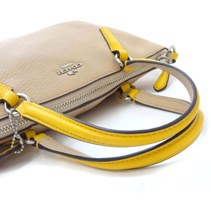 COACH　2way レザーバック COACH（コーチ） ミニ サッチェル 2way ハンドバッグ レディース