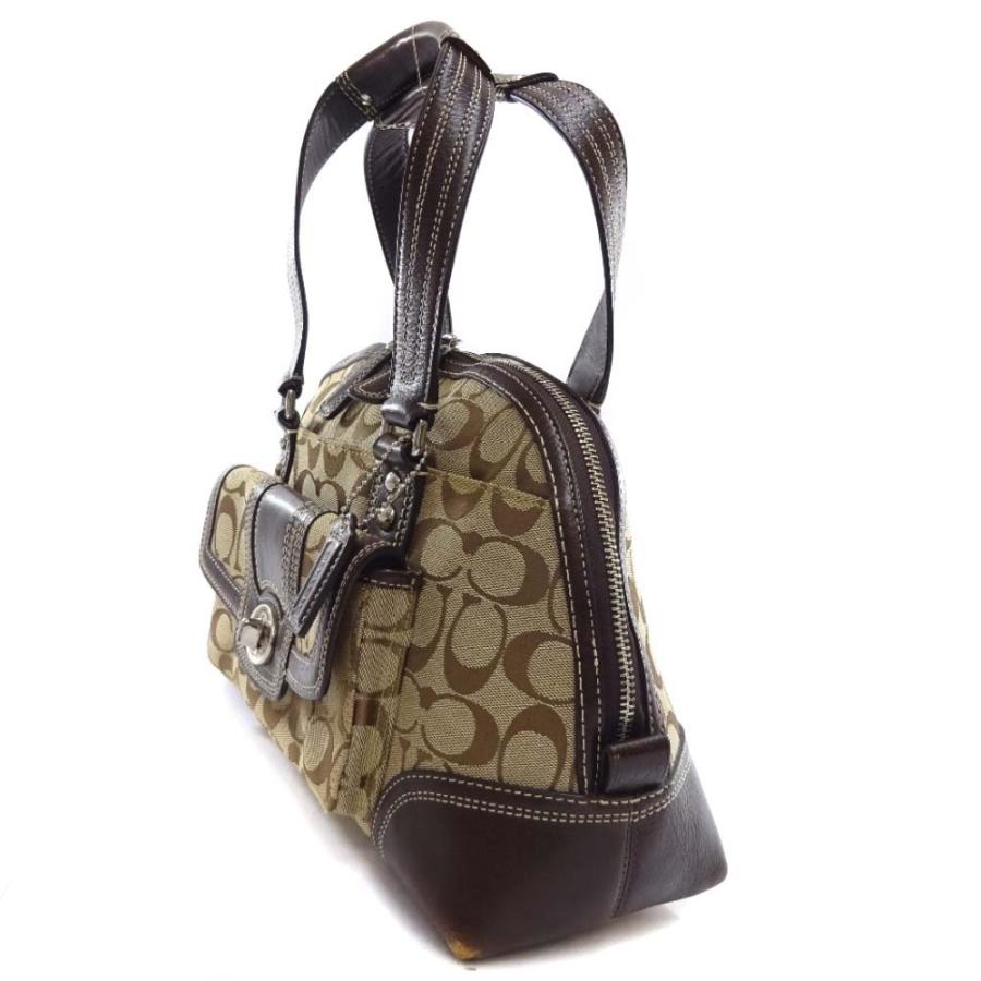 COACH（コーチ） ハンプトンズ シグネチャー ドーム ハンドバッグ