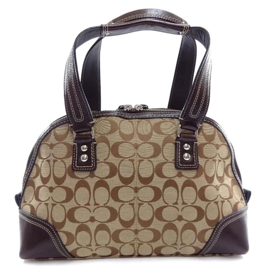 COACH（コーチ） ハンプトンズ シグネチャー ドーム ハンドバッグ