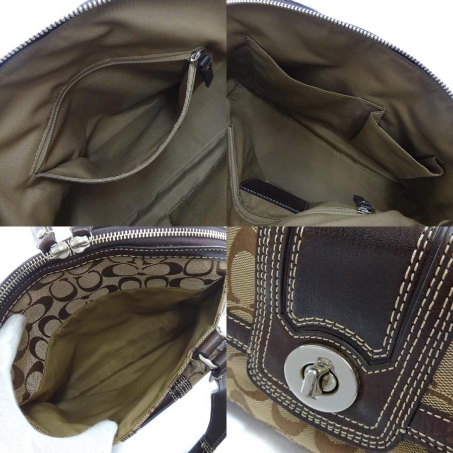 COACH（コーチ） ハンプトンズ シグネチャー ドーム ハンドバッグ