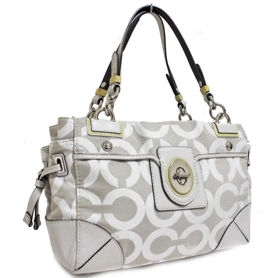 COACH（コーチ） オプアート トートバッグ レディース キャンバス