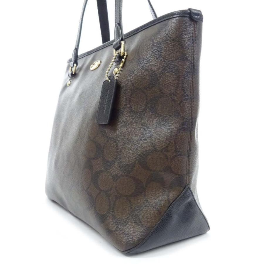 COACH（コーチ） シグネチャー トートバッグ レディース PVC レザー