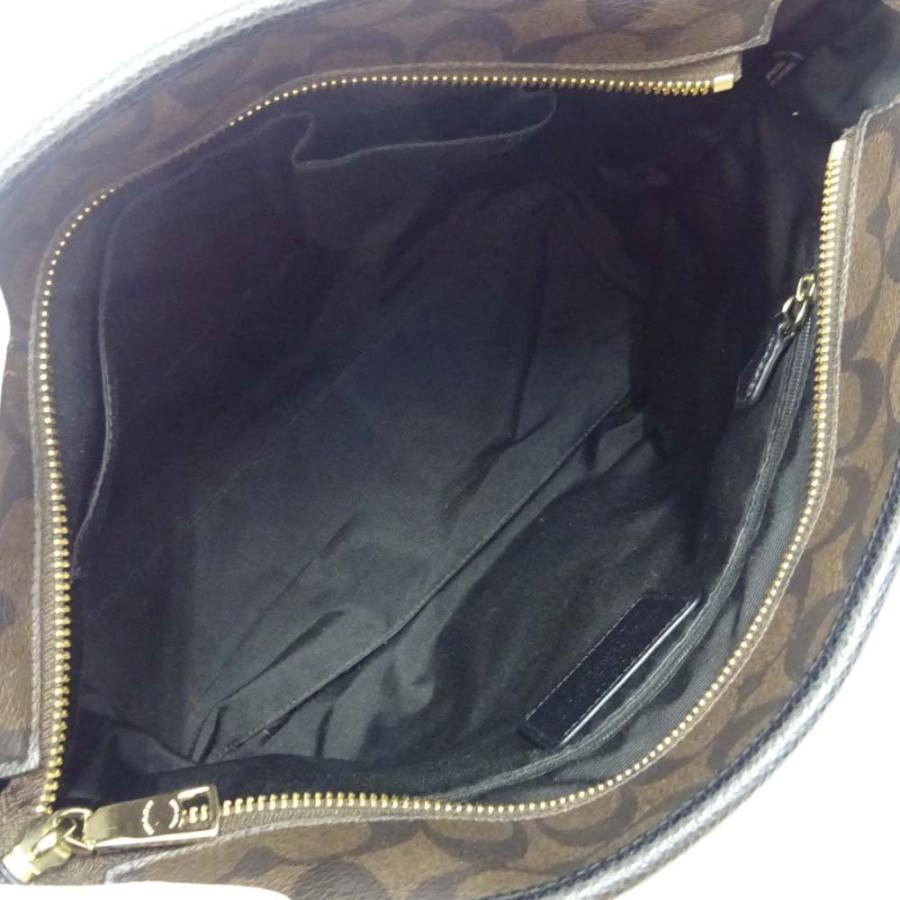 COACH（コーチ） シグネチャー トートバッグ レディース PVC レザー