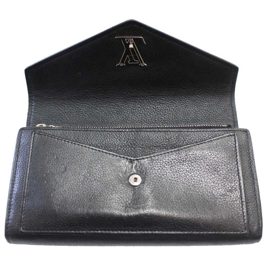 ルイヴィトン LOUIS VUITTON 長財布 ポルトフォイユ マイロックミー 二つ折り フラップ M62530 ブラック 楽天市場】ルイヴィトン M62530 ポルトフォイユ・マイロックミー 長