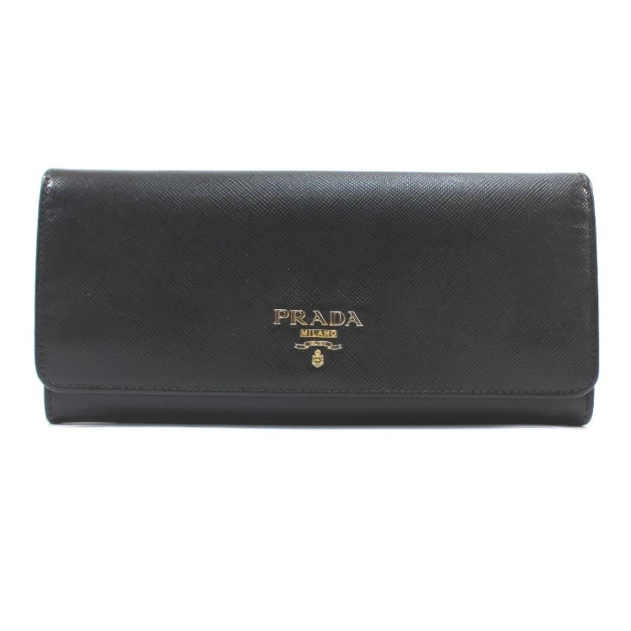 PRADA（プラダ） 二つ折り サフィアーノ 長財布 ユニセックス レザー