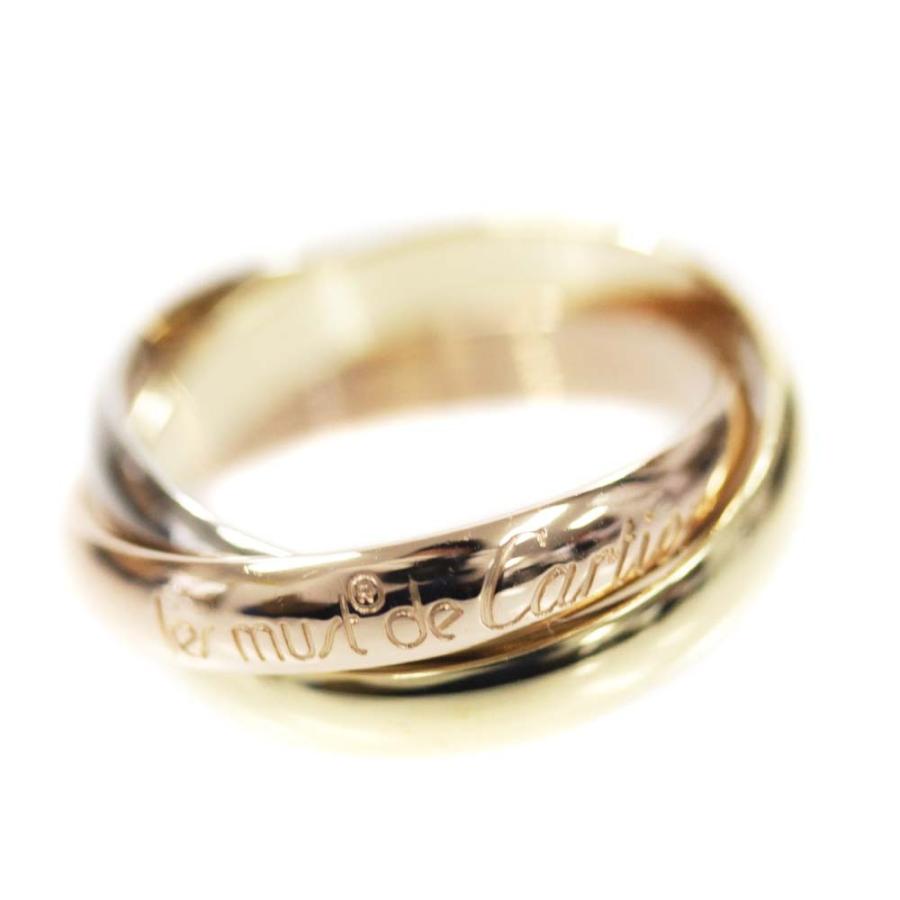 激安単価で 新品仕上げ済み カルティエ トリニティリング 49 3連 リング 指輪 レディース K18ゴールド ジュエリー 9号 Yg Wg Pg スリーカラー 中古 Cartier 最新の激安 Atlascarsltd Com